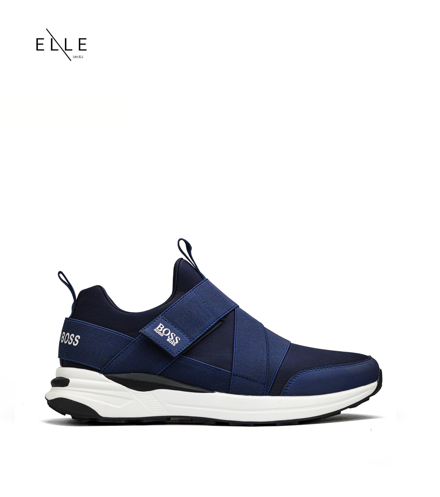 TRAINER NAVY BELT RUBBER SOLE ( MEN )