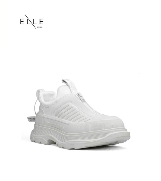 WHITE ZIP-UP ( MEN )