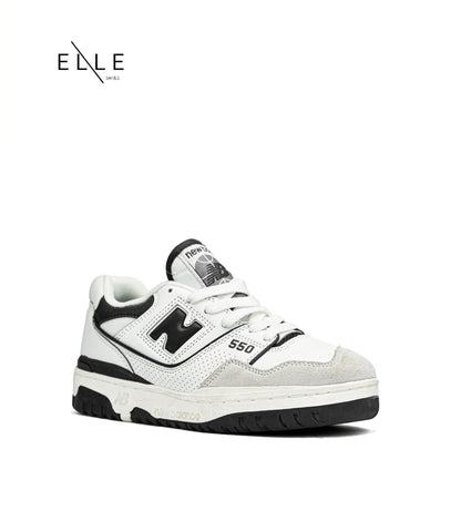 NB 550 WHITE BLACK (WOMEN )