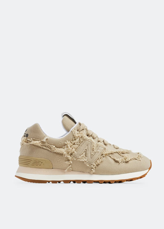 NB 574 MIU  MIU DENIM COLONIAL BEIGE ( WOMEN )